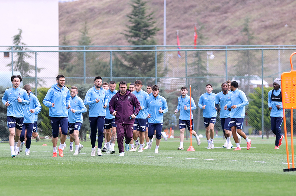 Trabzonspor antrenmanında 6 eksik