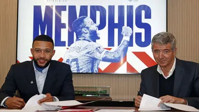 Depay imzayı attı!