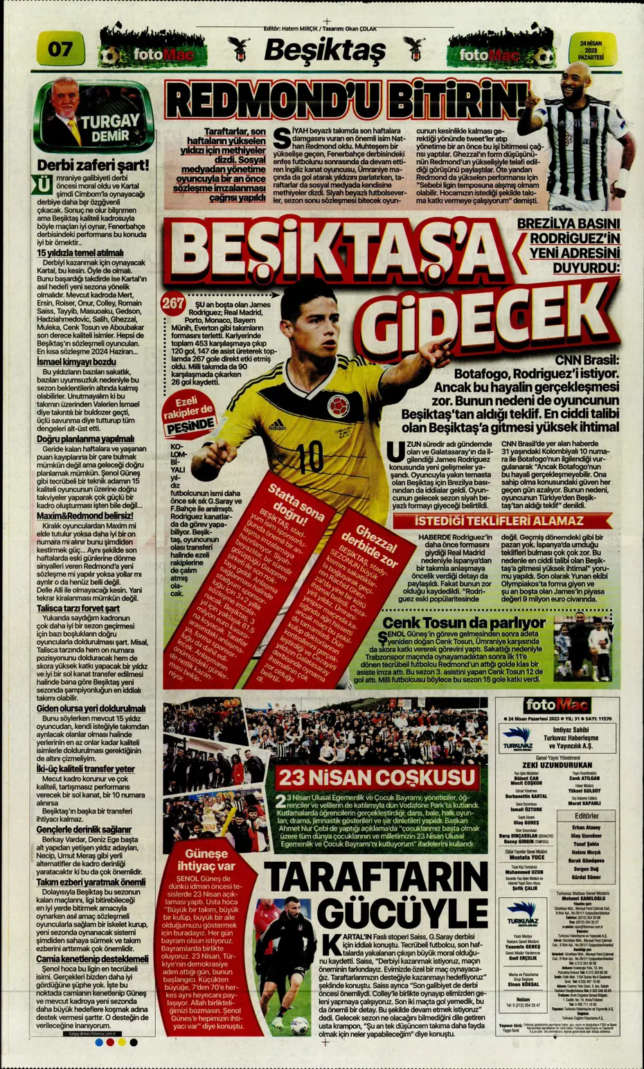 "Buruk bayram" | Sporun manşetleri (24 Nisan 2023) - 14