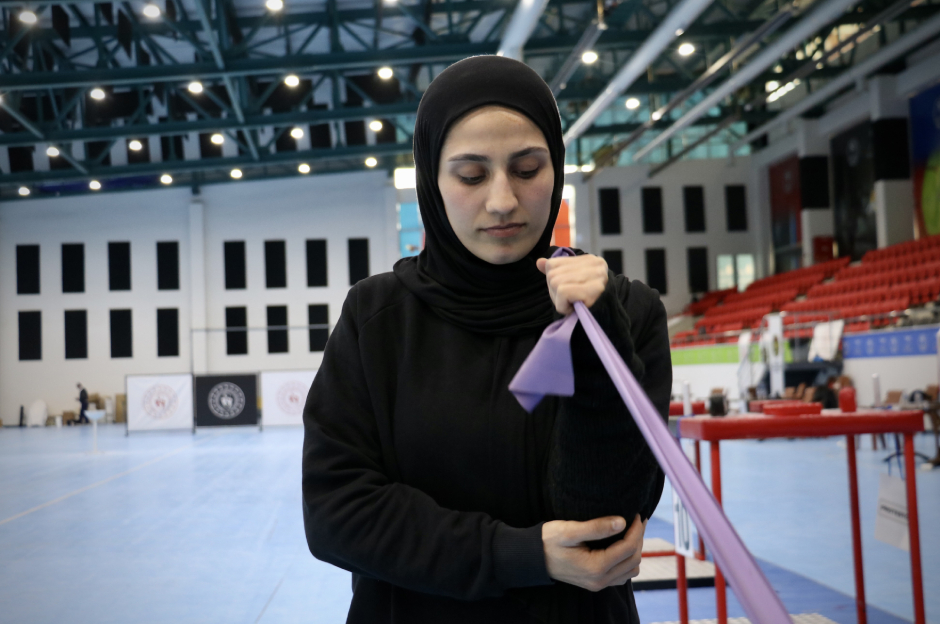 "Erkek sporu" diyenlere aldırmadı: Milli sporcu Şükriye Yılmaz'ın bileği bükülmüyor