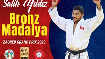 Milli judocu Salih Yıldız, Hırvatistan'da bronz madalya kazandı