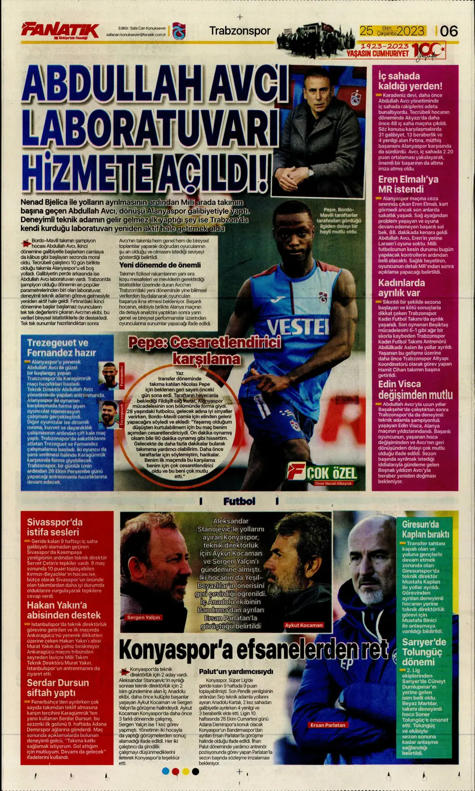 "Adaletin bu mu futbol?" | Sporun manşetleri (25 Ekim 2023) - 7