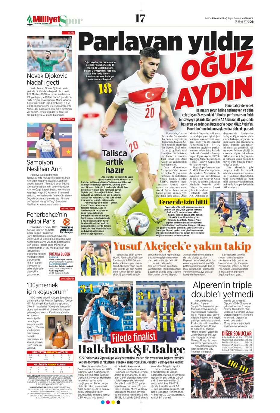 "Galatasaray'dan Osimhen'e çılgın teklif" | Sporun manşetleri - 22 "Galatasaray'dan Osimhen'e çılgın teklif" | Sporun manşetleri - 22