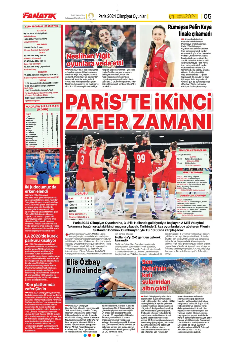 "McTominay Aslan oluyor" | Sporun manşetleri (1 Ağustos 2024) - 7 "McTominay Aslan oluyor" | Sporun manşetleri (1 Ağustos 2024) - 7