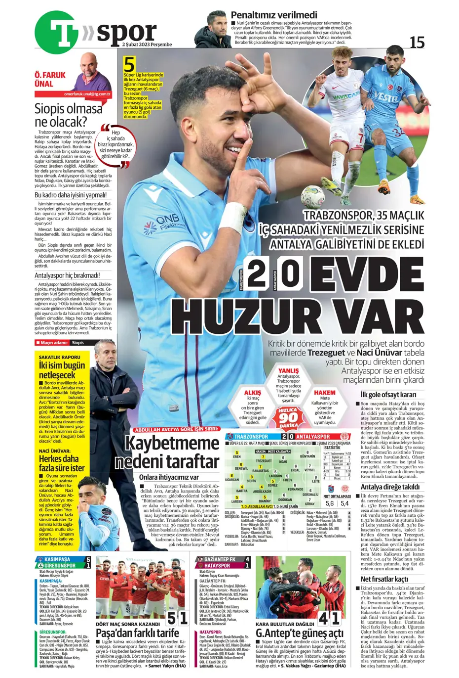 Sporun Manşetleri (2 Şubat 2023) - 46