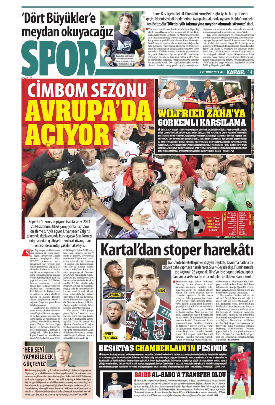 "Coutinho'da ikna turu" | Sporun Manşetleri - 18