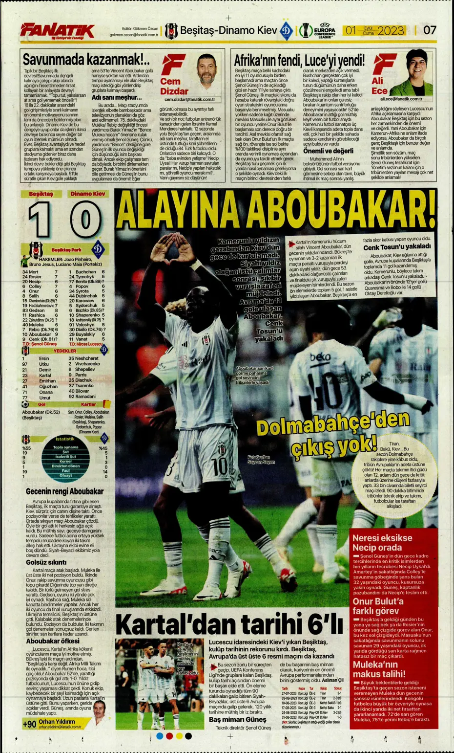 "Sergio Ramos'a '2 Eylül'e kadar cevabını ver' resti" | Sporun manşetleri (1 Eylül 2023) - 9 "Sergio Ramos'a '2 Eylül'e kadar cevabını ver' resti" | Sporun manşetleri (1 Eylül 2023) - 9