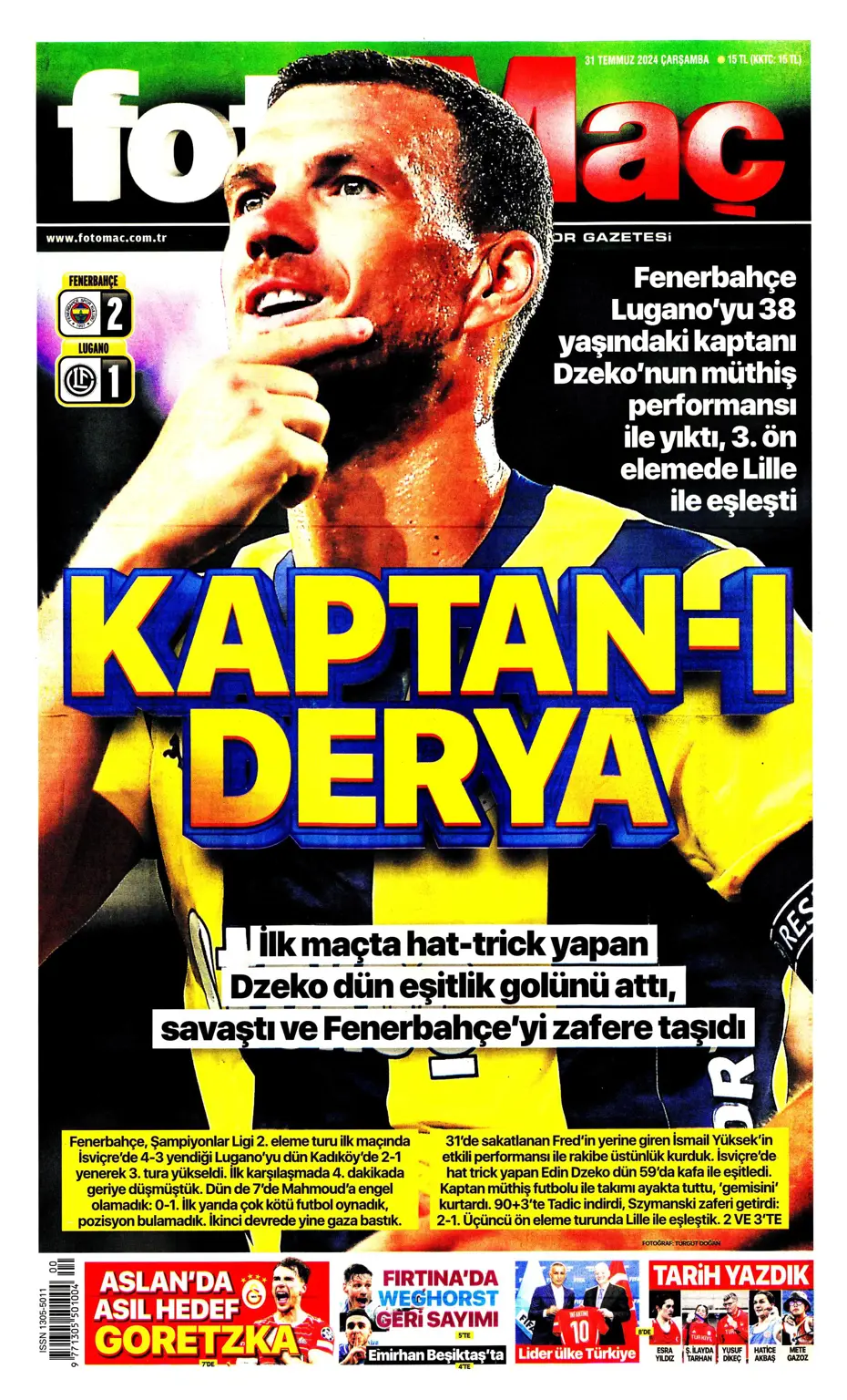 "Galatasaray'da orta sahada kriz var" | Sporun manşetleri - 10