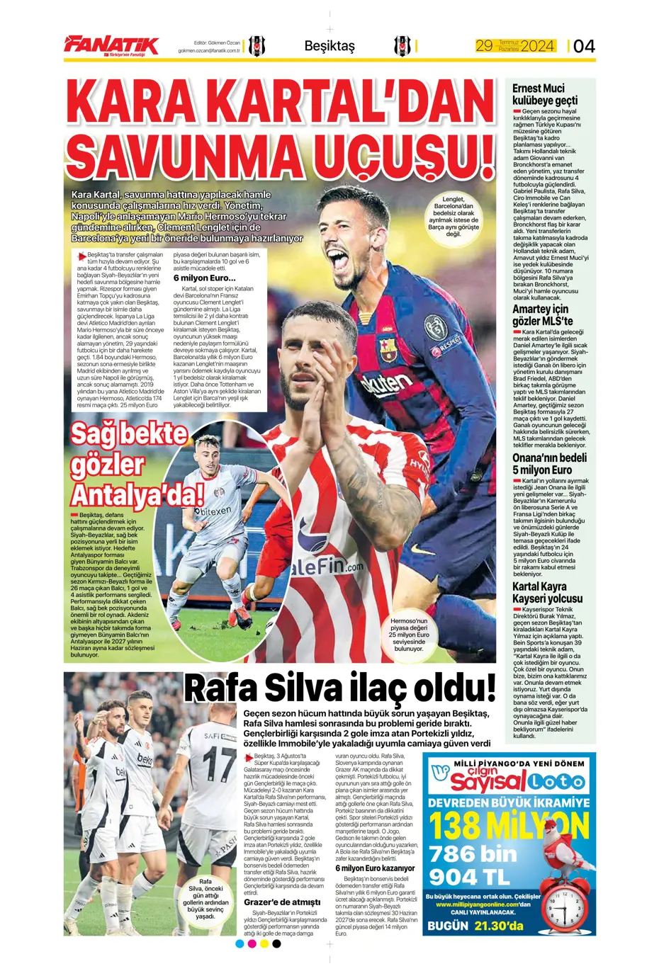 "Mourinho'nun prensi Kovacic" | Sporun manşetleri - 7 "Mourinho'nun prensi Kovacic" | Sporun manşetleri - 7