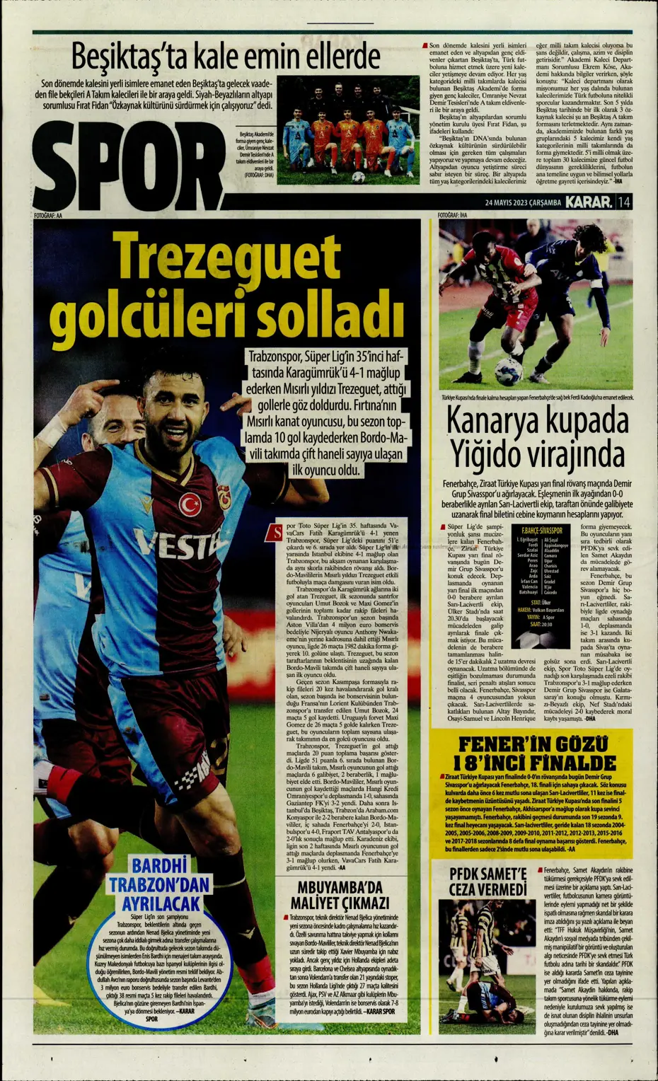 "Aslan'da taarruz başladı" | Sporun Manşetleri - 15