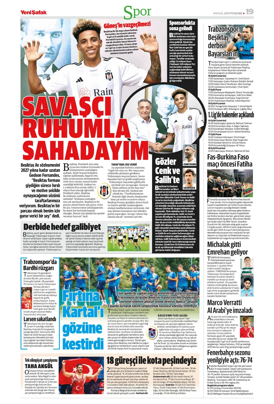 "Andre Gomes'te geri sayım" | Sporun Manşetleri - 37