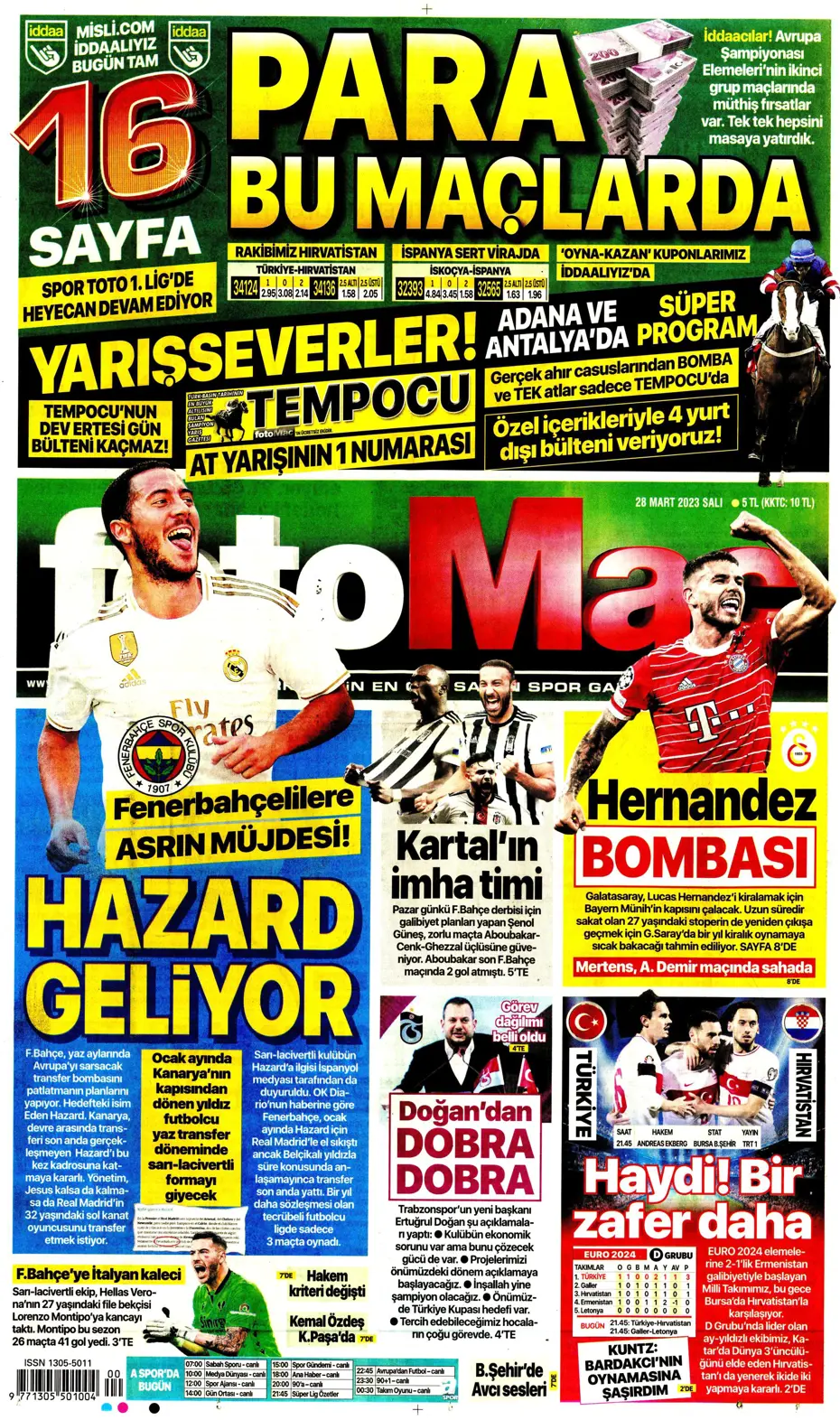 "Vurduğumuz gol olsun" - Sporun manşetleri - 9