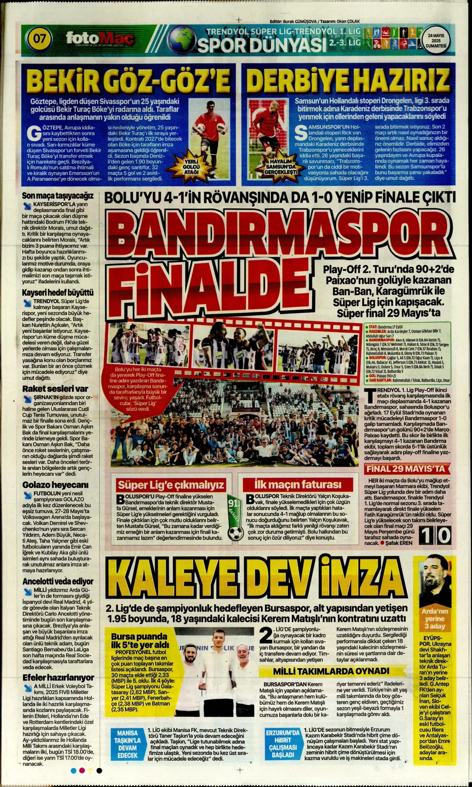 "Final-Four'da Fenerbahçe destanı" | Sporun manşetleri - 14
