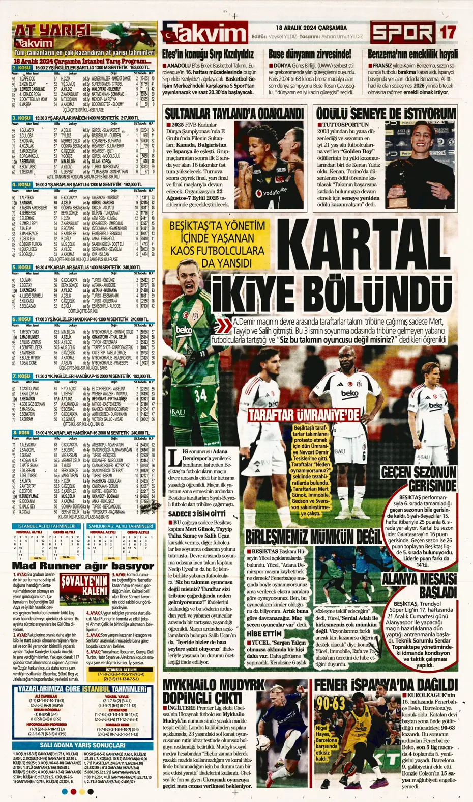"Aslan Dybala'yı getiriyor" | Sporun manşetleri - 29