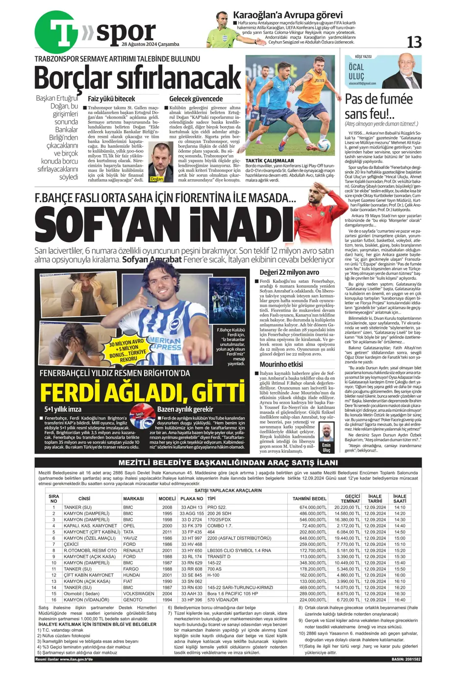 "Galatasaray'ın kabus gecesi" | Sporun manşetleri - 35