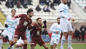 Bandırmaspor - Erzurumspor maçından gol sesi çıkmadı Bandırmaspor - Erzurumspor maçından gol sesi çıkmadı