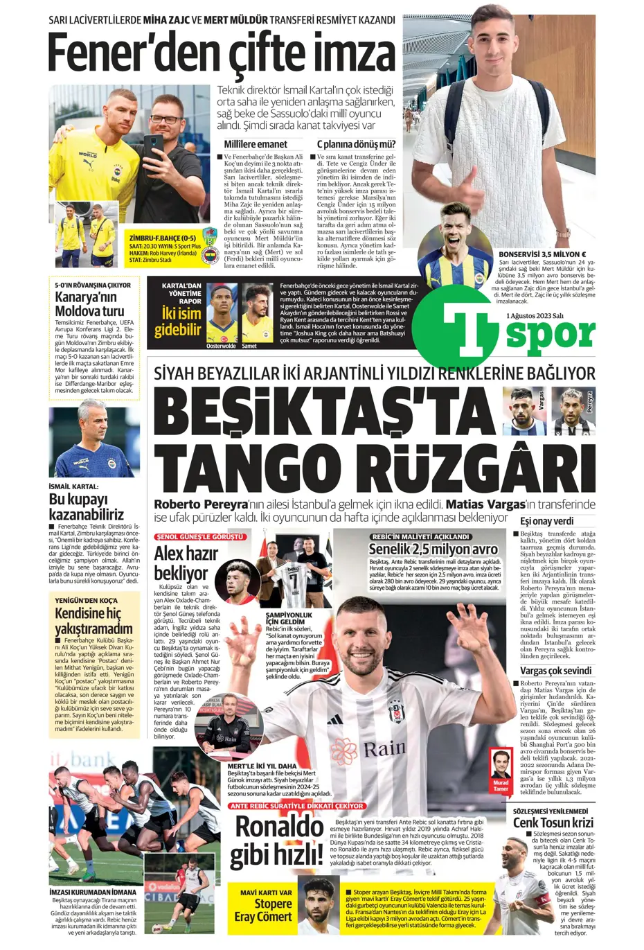 "Nelsson'un yerine Sergio Ramos" | Sporun Manşetleri - 36 "Nelsson'un yerine Sergio Ramos" | Sporun Manşetleri - 36