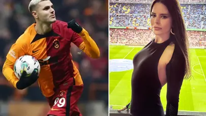 Simge Sağın şampiyonluk kutlamalarına geliyor; Mauro Icardi ile 'Aşkın olayım' düeti