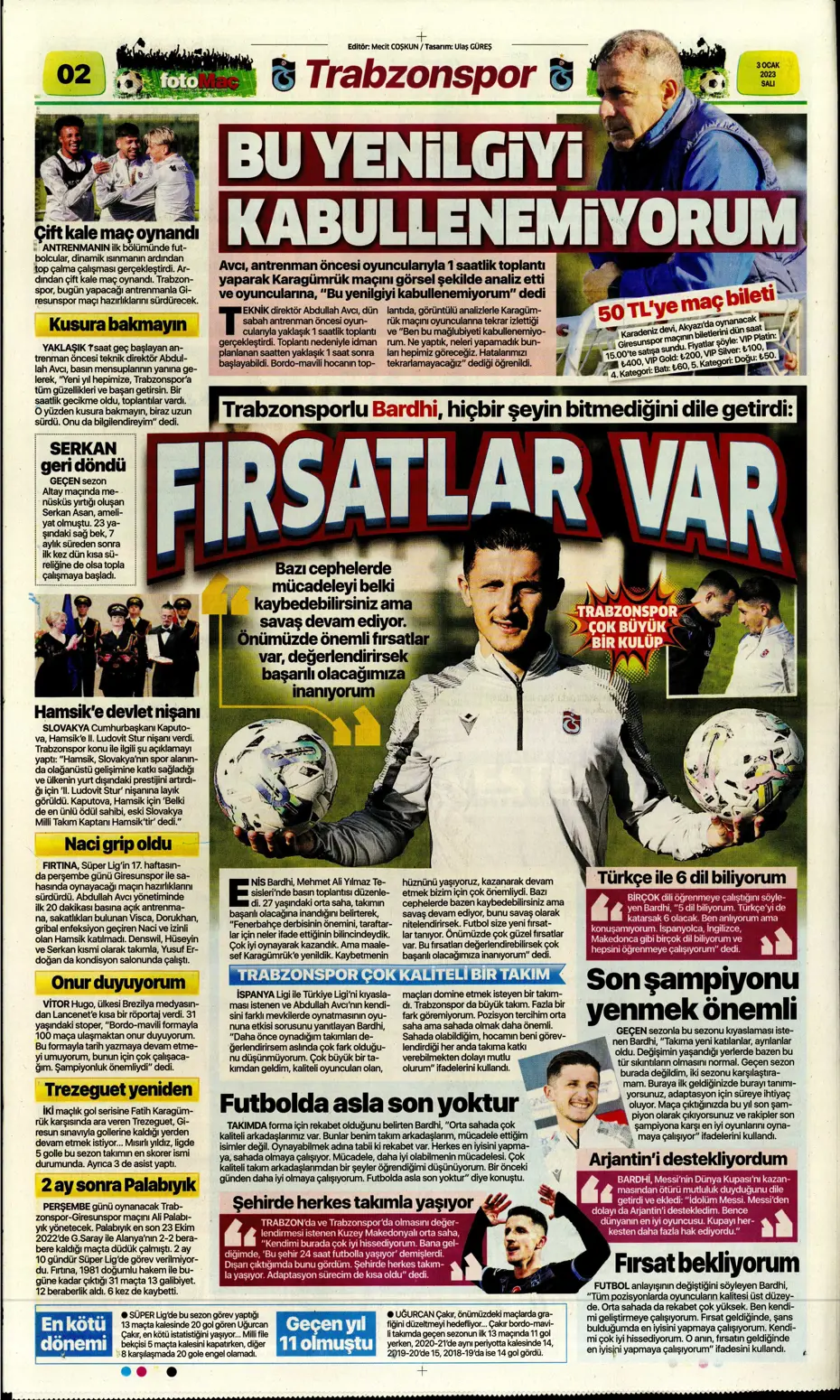 Sporun manşetleri (3 Ocak 2023) - 11