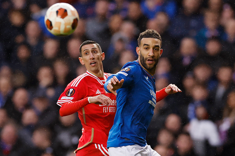 Benfica, Rangers'ı deplasmanda eledi
