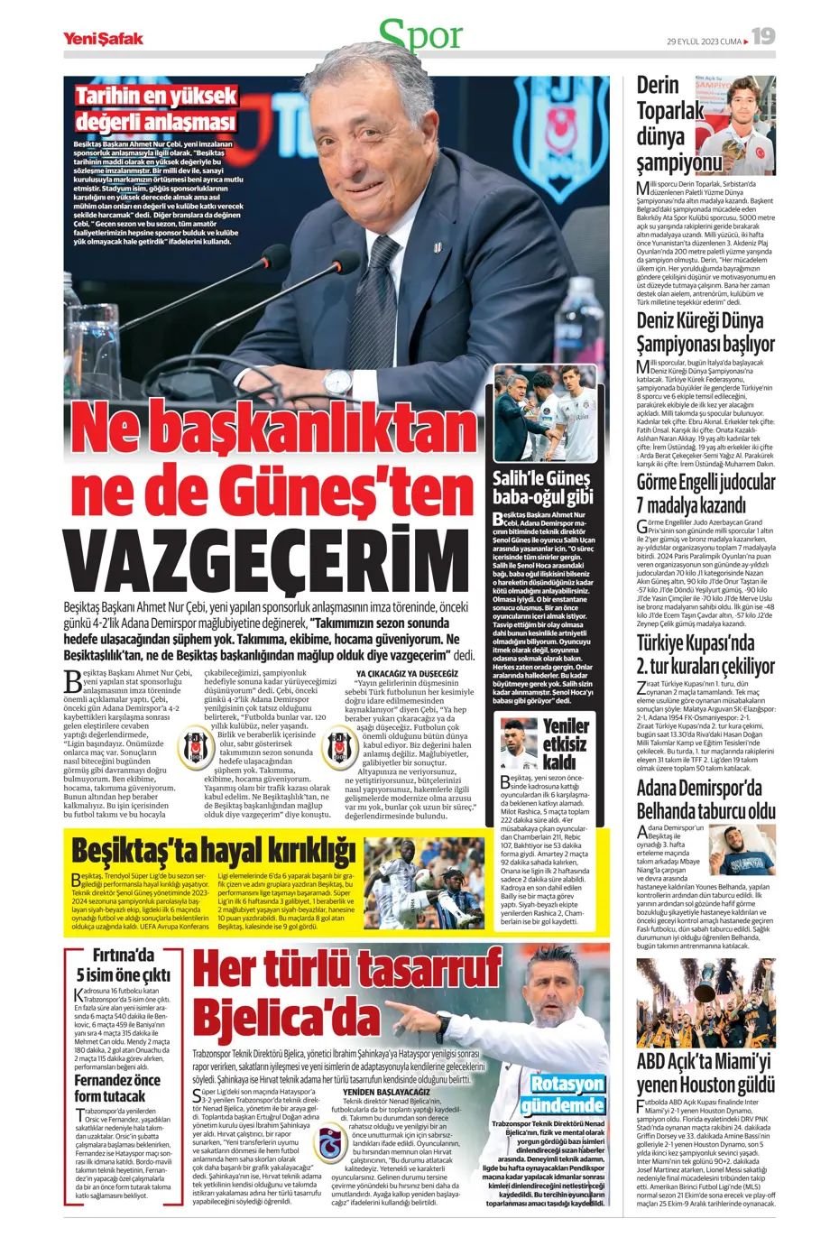 "Fenerbahçe gollerle coştu" | Sporun Manşetleri - 33 "Fenerbahçe gollerle coştu" | Sporun Manşetleri - 33