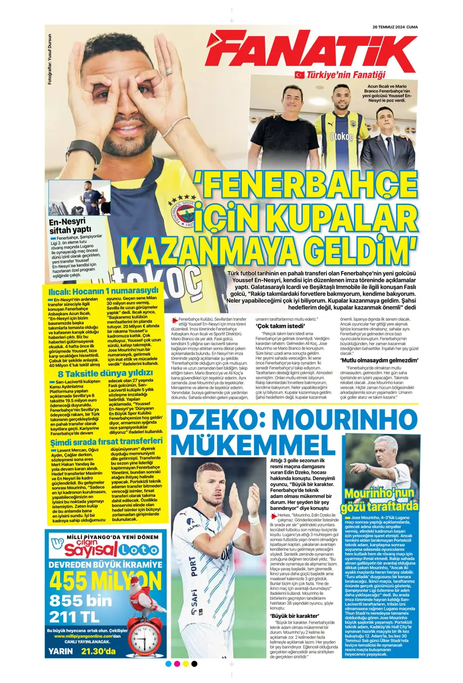 "Anderson Talisca savaşı" | Sporun manşetleri - 9