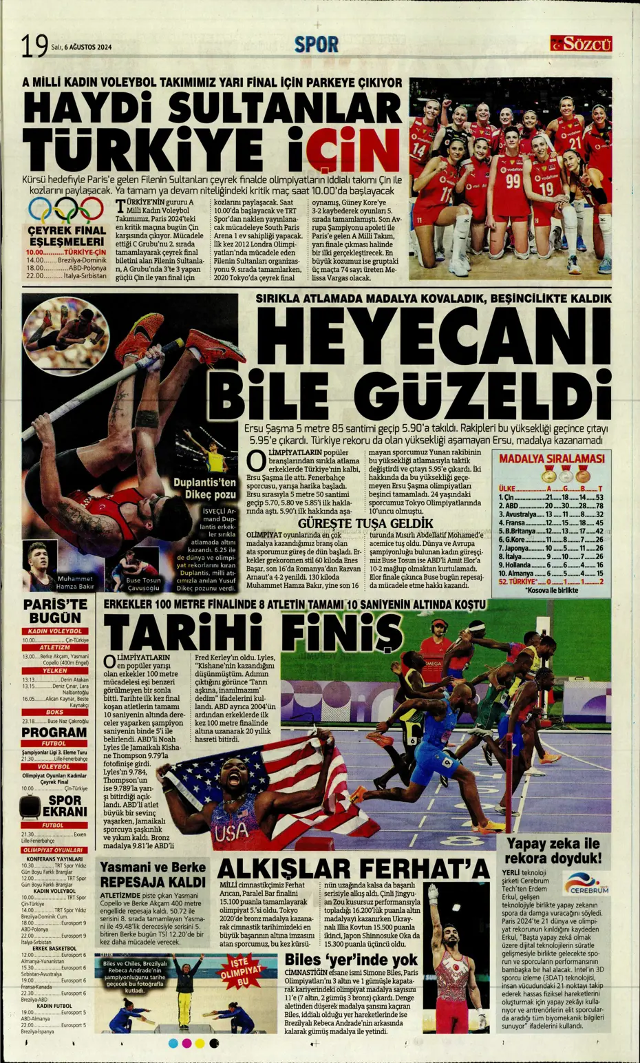 "Kartal'dan Cengiz sürprizi" | Sporun manşetleri (6 Ağustos 2024) - 27 "Kartal'dan Cengiz sürprizi" | Sporun manşetleri (6 Ağustos 2024) - 27