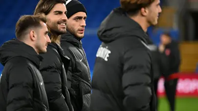 A Milli Futbol Takımı, Cardiff City Stadı'nda yürüyüş yaptı