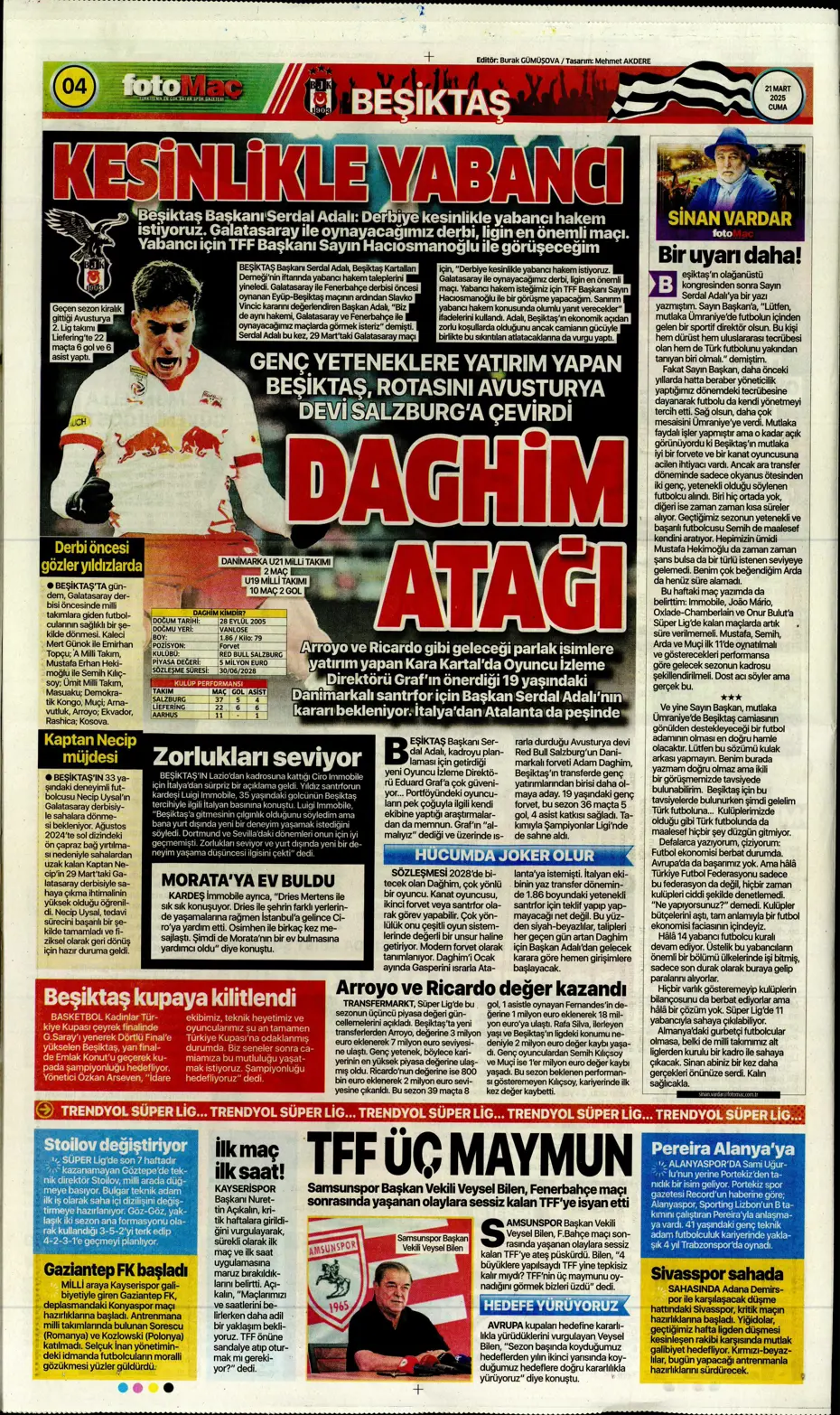 "A sınıfı zafer" | Sporun manşetleri - 15 "A sınıfı zafer" | Sporun manşetleri - 15