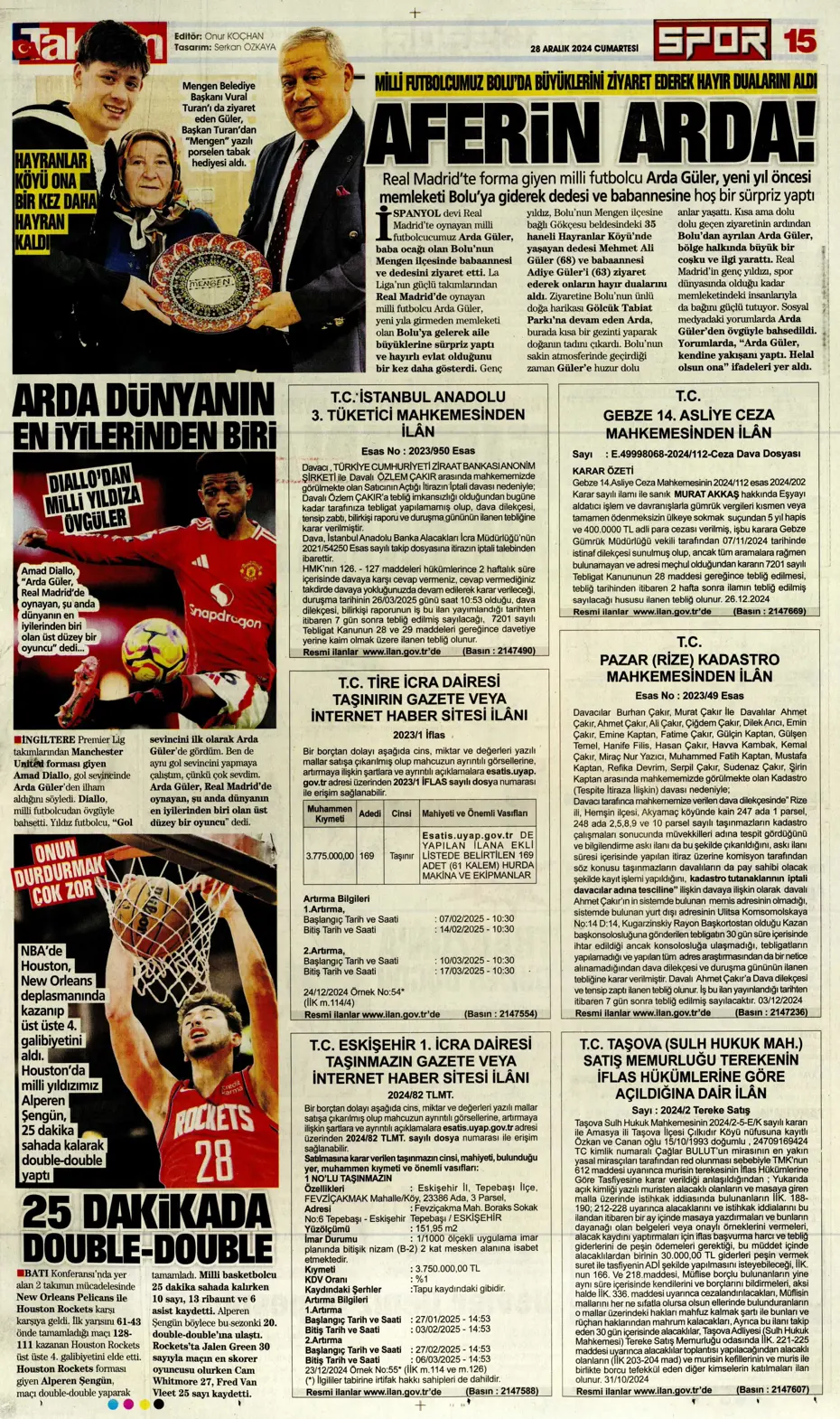 "Ronaldo'nun talebiyle En-Nesyri'ye 40 milyon euro" | Sporun manşetleri - 29