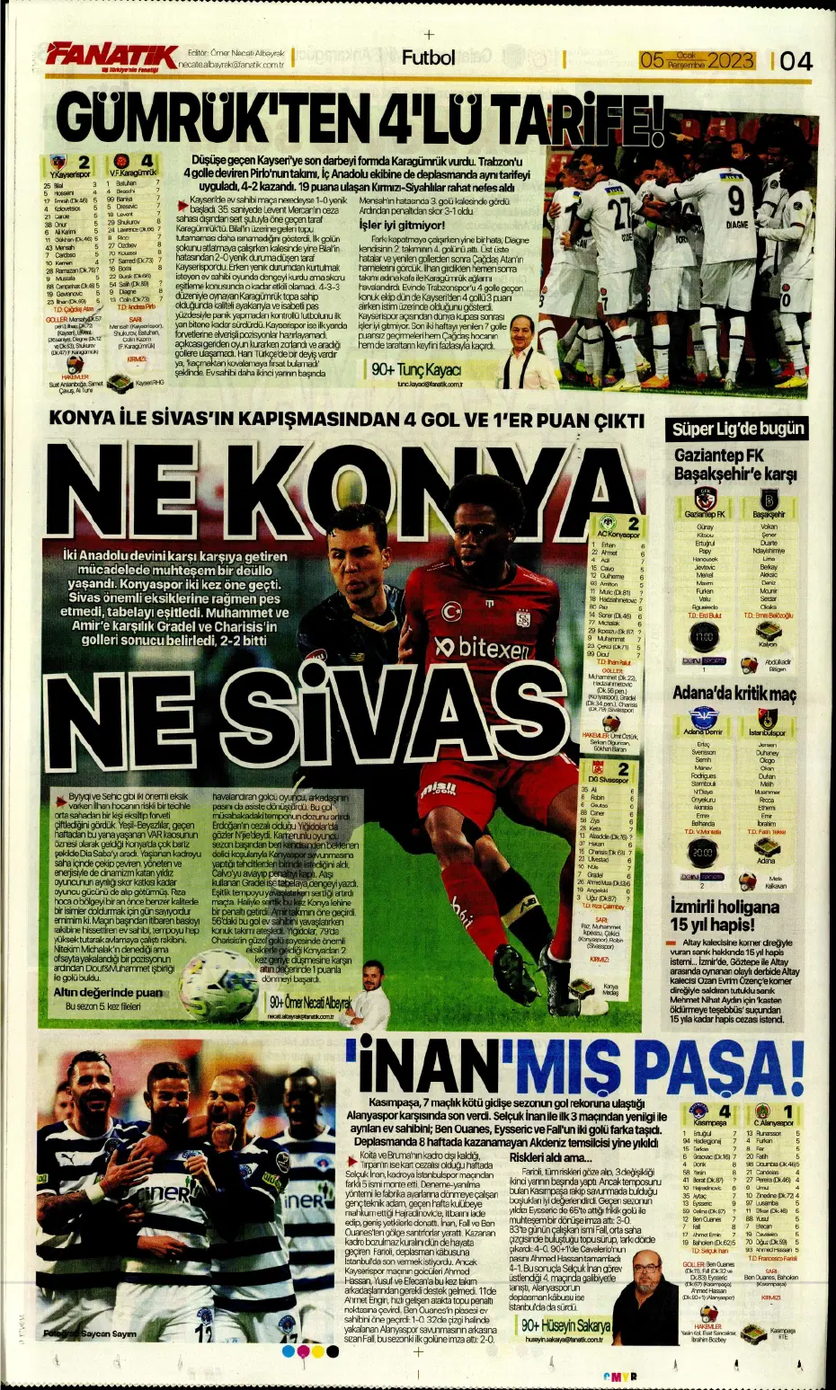 Sporun Manşetleri (5 Ocak 2023) - 6