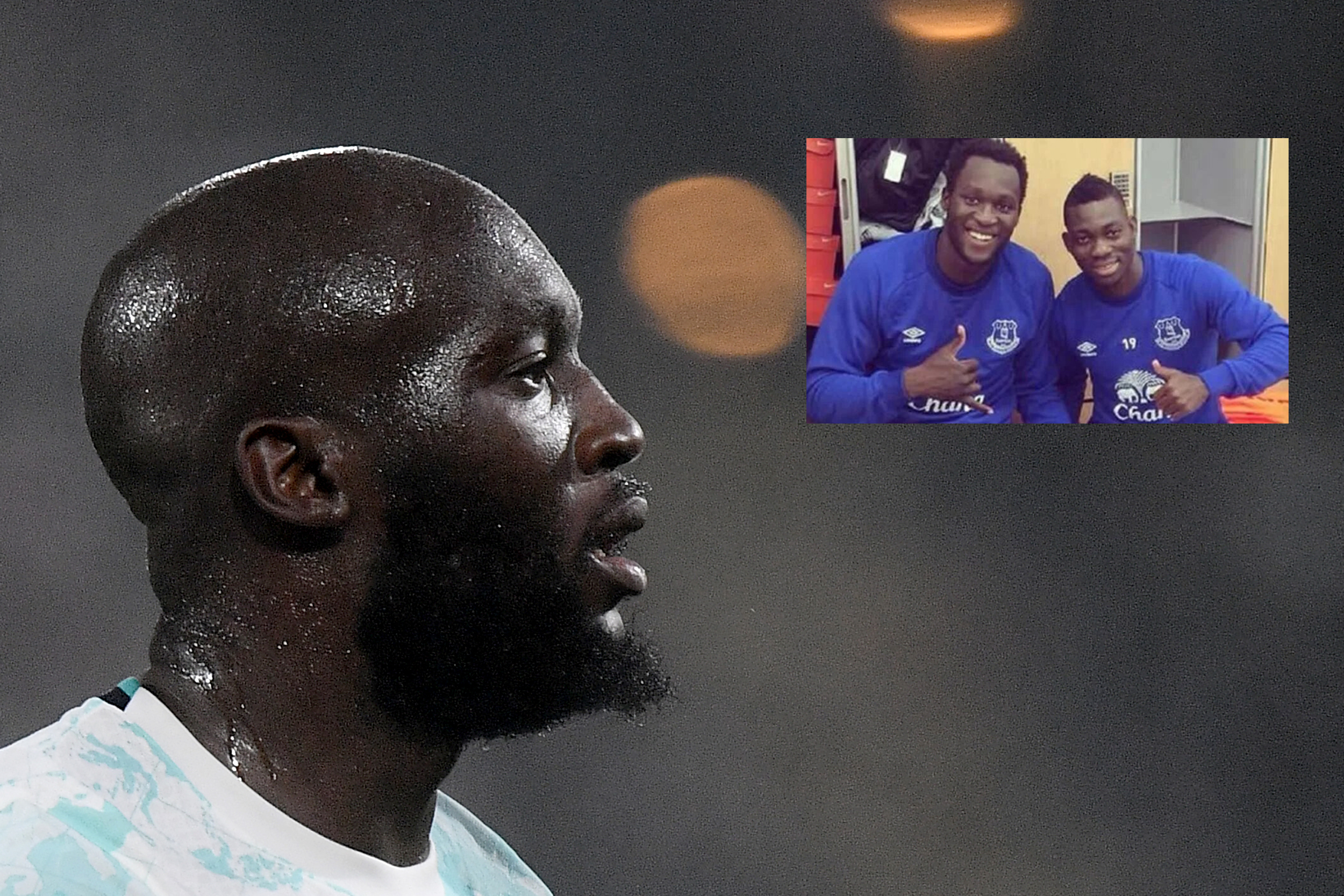 Romelu Lukaku eski takım arkadaşı Christian Atsu'yu unutmadı