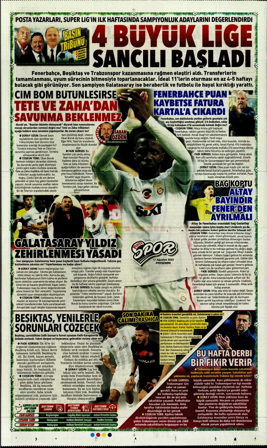 "Anderson Talisca için yoğun mesai" | Sporun Manşetleri - 19