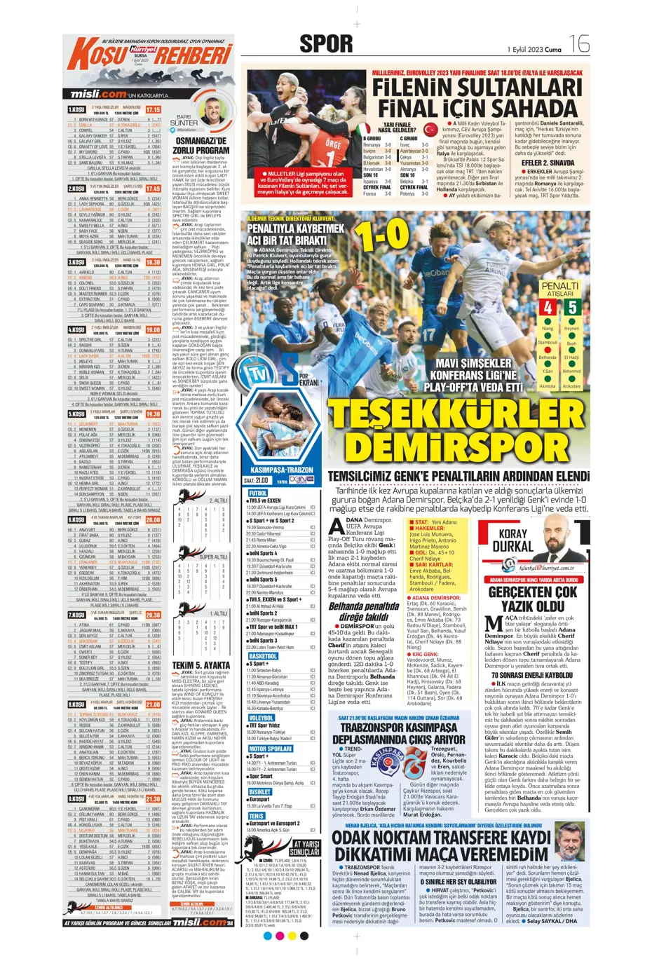 "Sergio Ramos'a '2 Eylül'e kadar cevabını ver' resti" | Sporun manşetleri (1 Eylül 2023) - 19 "Sergio Ramos'a '2 Eylül'e kadar cevabını ver' resti" | Sporun manşetleri (1 Eylül 2023) - 19