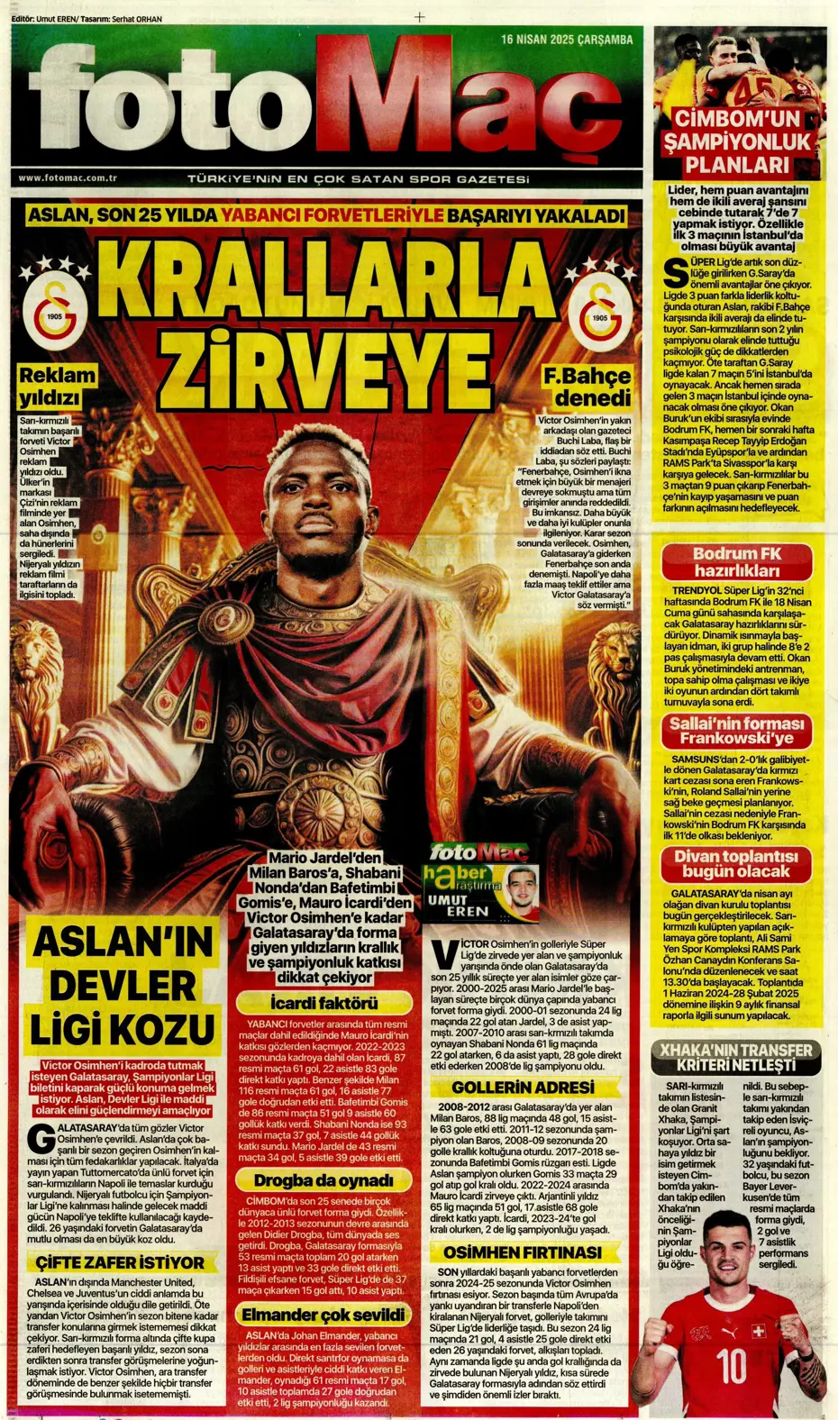 "Kim Min-Jae heyecanı" | Sporun manşetleri - 16