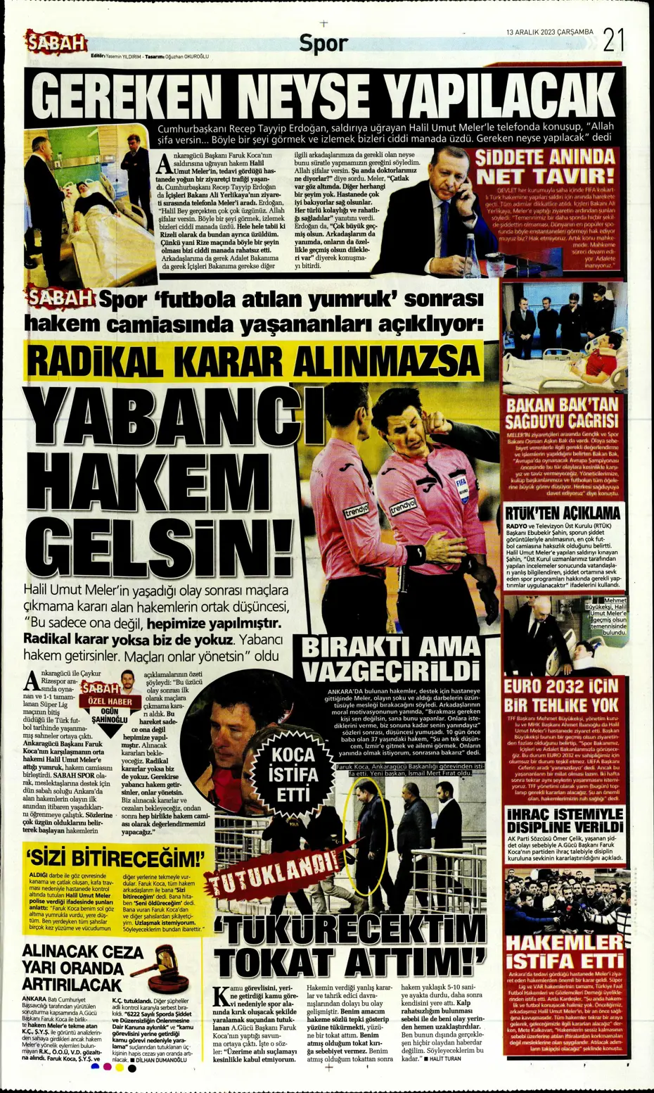 "Aslan'ın yeni yeri Avrupa Ligi" | Sporun manşetleri (13 Aralık 2023) - 24
