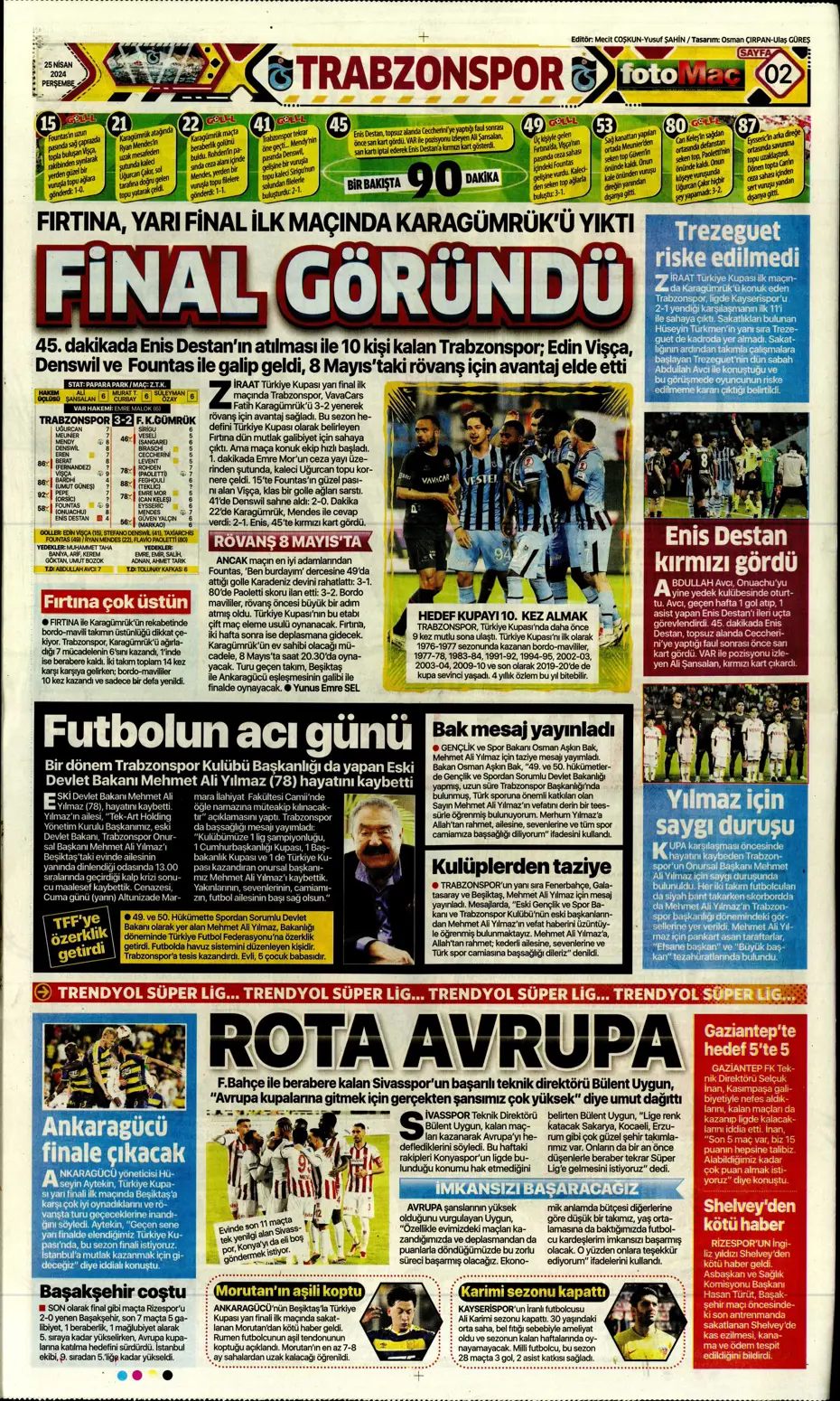 "Yeni sezona yeni Fenerbahçe" | Sporun manşetleri - 12