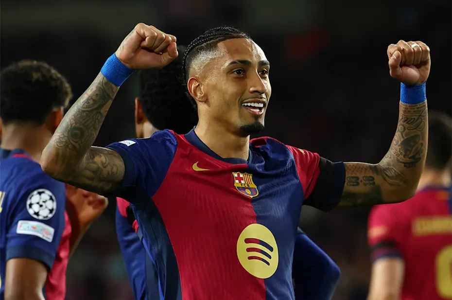 Raphinha gollerine devam ediyor: Messi'nin rekoru kırılabilir - 7