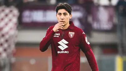 Emirhan İlkhan, bu sezon Torino'da ikinci kez gol sevinci yaşadı