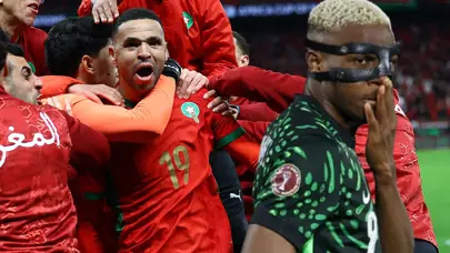 Afrika Uluslar Kupası'na En-Nesyri damgası, ülkeyi sokağa döktü: 118. dakikadaki Osimhen kararı şoke etti