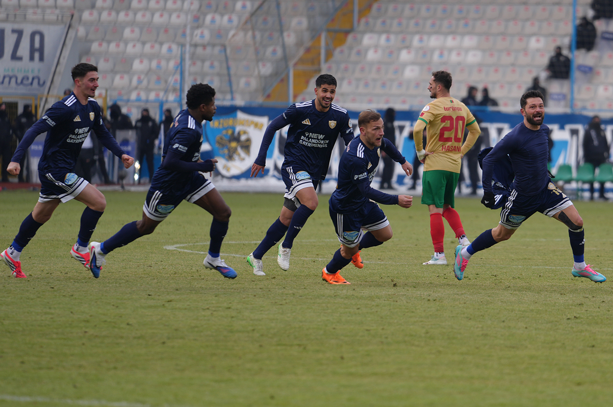 1. Lig'de puan durumunu altüst eden maç: Erzurumspor, lider Amedspor'a şans tanımadı