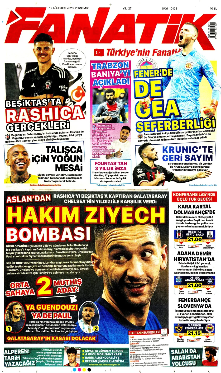 "Anderson Talisca için yoğun mesai" | Sporun Manşetleri - 1