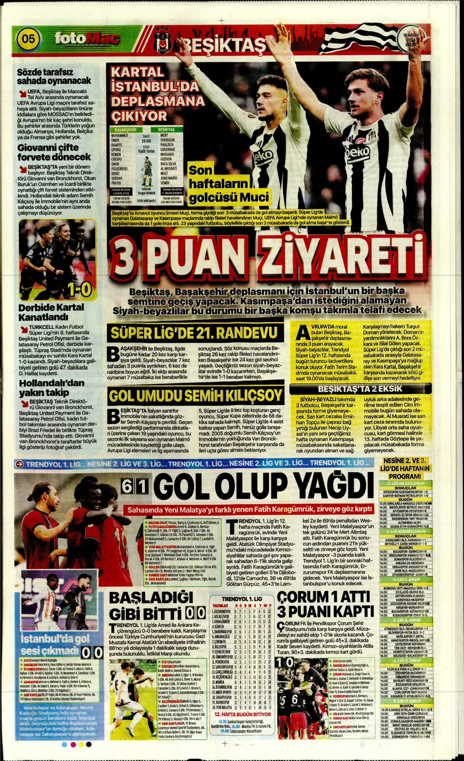 "Cimbom devleri gölgesinde bıraktı" | Sporun manşetleri (10 Kasım 2024) - 10