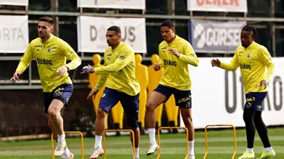Fenerbahçe'de Union SG maçı hazırlıkları devam etti