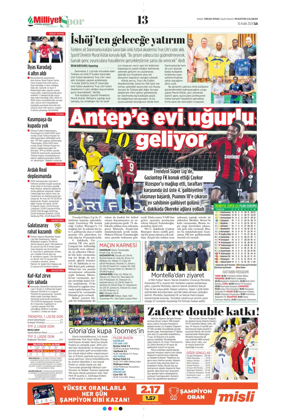 "Orban'ı Osimhen getiriyor" | Sporun manşetleri - 14