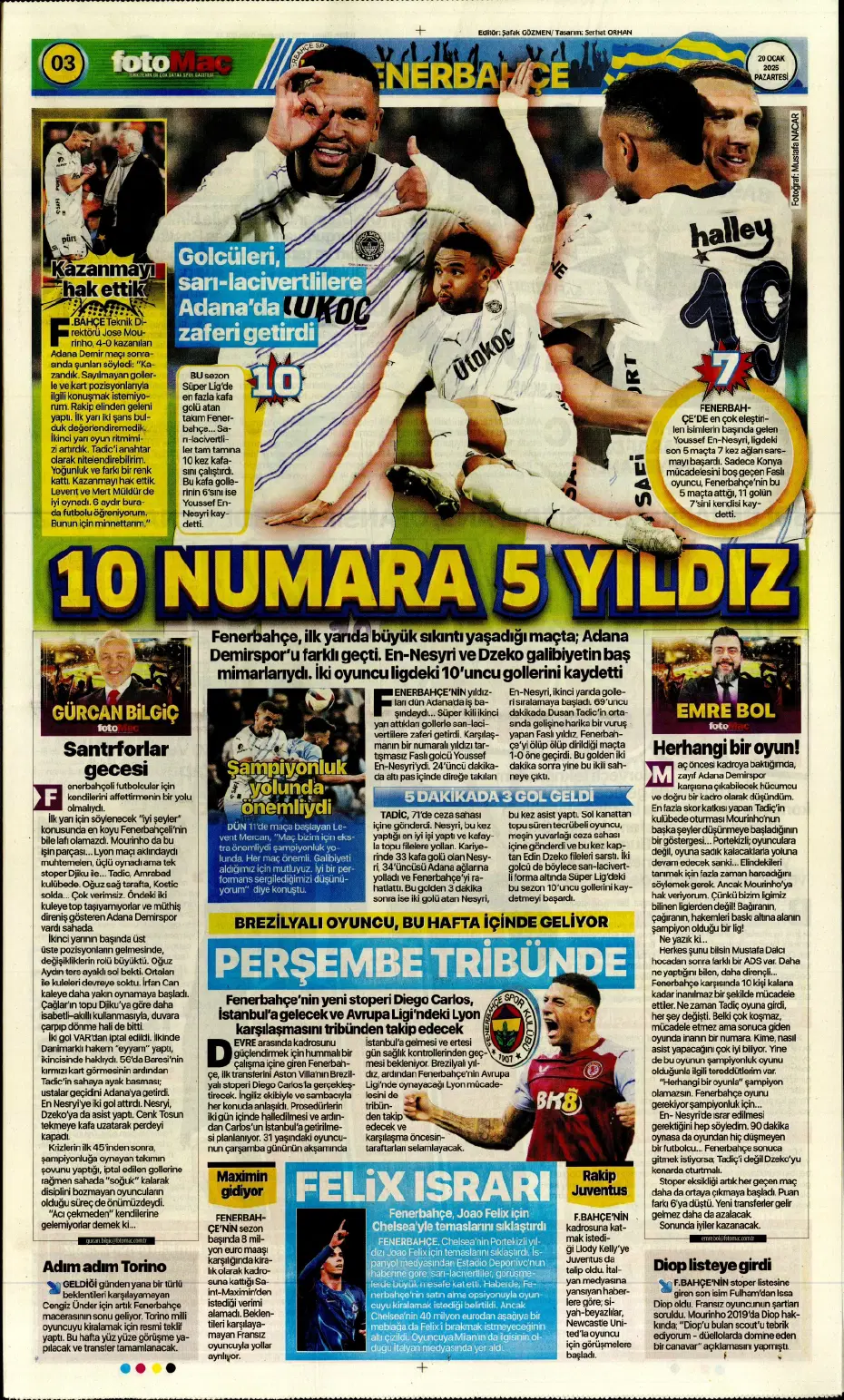 "Galatasaray dünyaca ünlü yıldızı İstanbul'a getiriyor" | Sporun manşetleri - 9 "Galatasaray dünyaca ünlü yıldızı İstanbul'a getiriyor" | Sporun manşetleri - 9