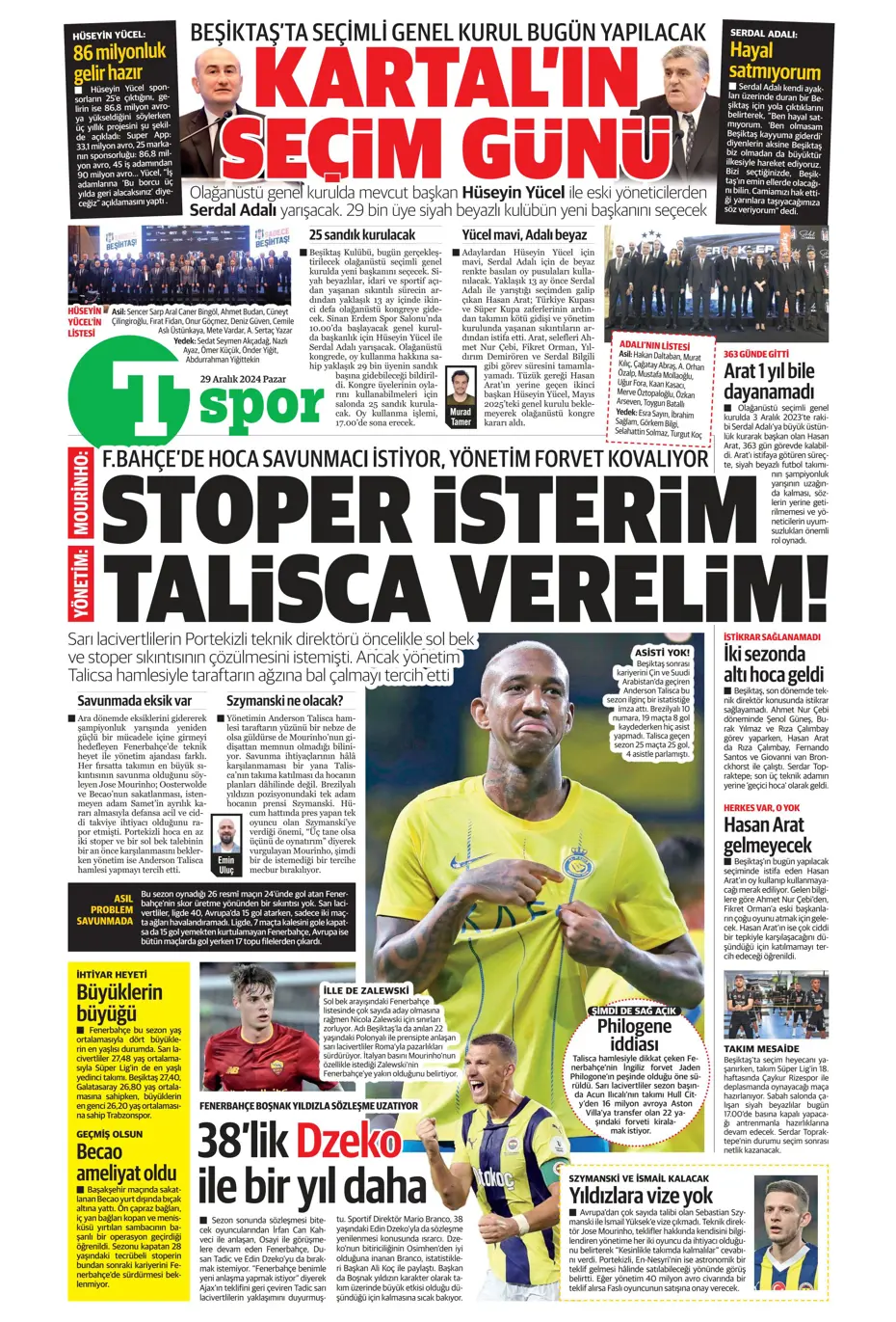 "Mikautadze'de sona doğru" | Sporun manşetleri (29 Aralık 2024) - 41