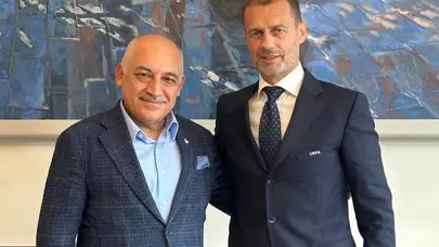 UEFA Başkanı Ceferin'den Büyükekşi'ye tebrik