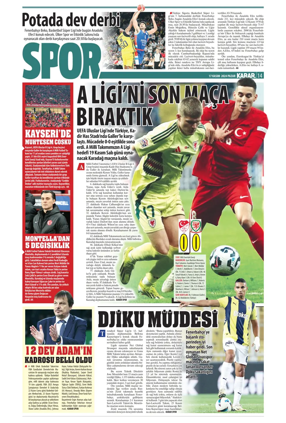 "Fenerbahçe'nin ocak ayı çilekleri" | Sporun manşetleri - 19