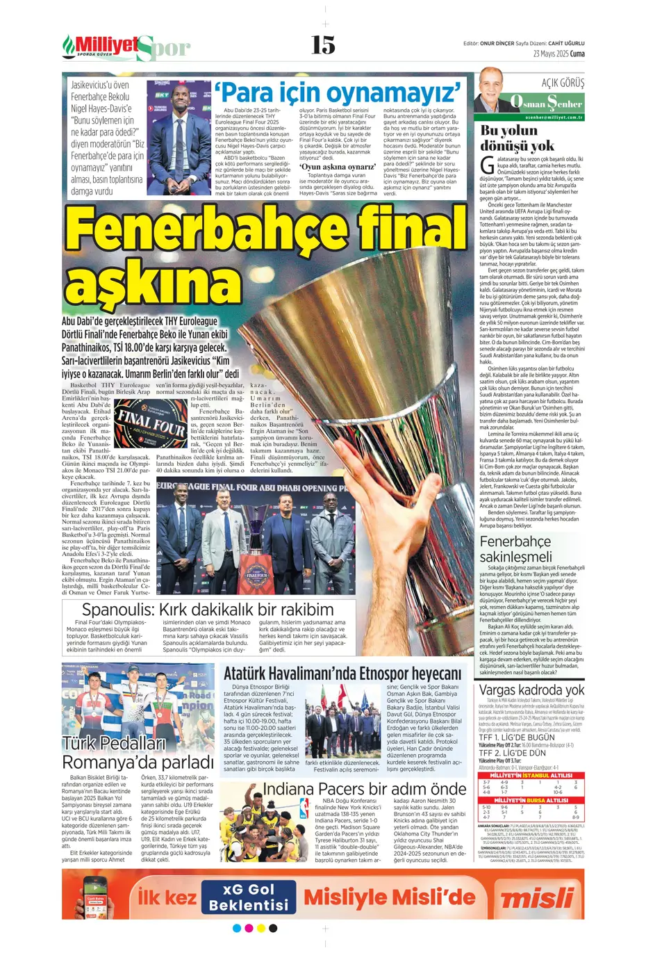 "Fenerbahçe'de sola süper yıldız: Jack Grealish" | Sporun manşetleri - 19